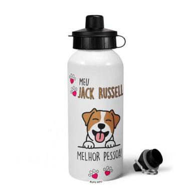 Imagem de Garrafa Squeeze MQ - Meu Jack Russell, melhor pessoa! - JPS INFO