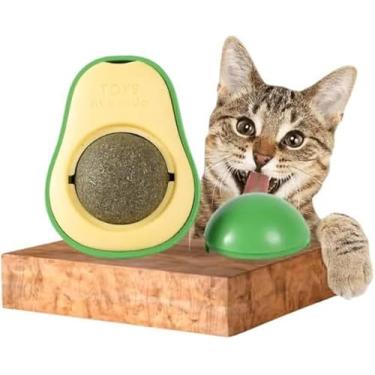 Imagem de Abacate de Brinquedo Para Gatos, Catnip Erva Natural Para Gatos, Brinquedo Interativo