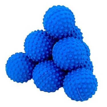 Imagem de Kit 48 Bolinha Cravo Fisioterapia Anti Stress Mão Bola Pet (Azul)