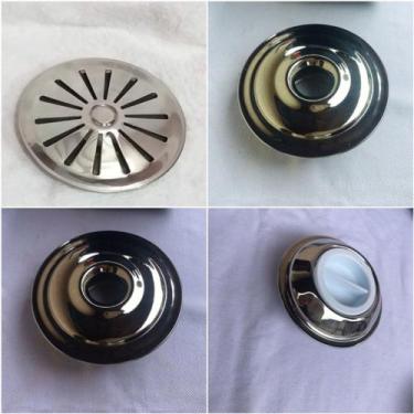 Imagem de Kit Ralo Dreno Fundo +dispositivo Aspiração Inox Pratic - RR PISCINAS