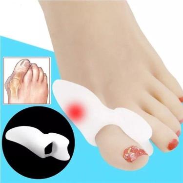 Imagem de Par De Protetores Para Joanetes C Separador Dedos Silicone