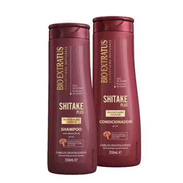 Imagem de Bio Extratus Shitake Plus Kit Shampoo + Condicionador 350Ml