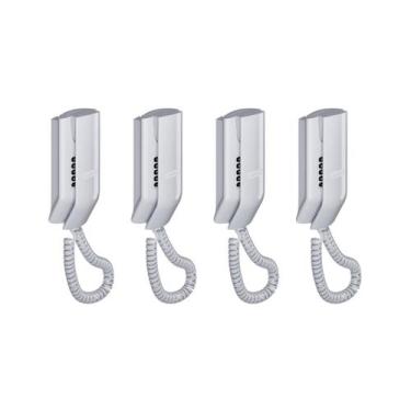 Imagem de Kit 4 Interfone Intelbras Apartamento Tdmi 300 Condomínio