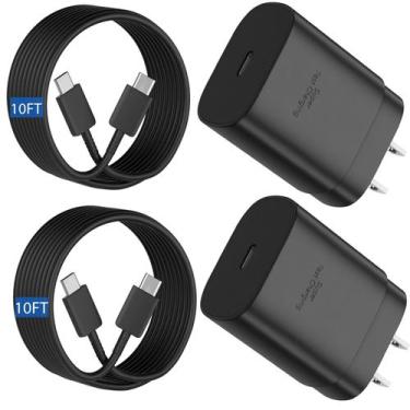 Imagem de Carregador+cabo USB-C de 25 W super rápido para Samsung Galaxy - Auorl