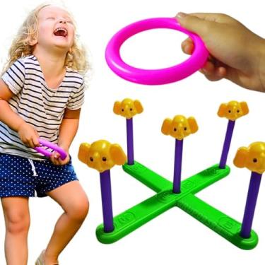 Imagem de Jogo Das Argolas Cruz Brinquedo Escola Pedagogico Educativo recreativo crianças pequenas presente menino menina 3 anos dia das crianças natal aniversário festa junina eventos