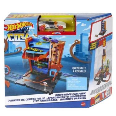 Imagem de Pista Hot Wheels City Downtown Estacionamento No Centro da Cidade  Mat