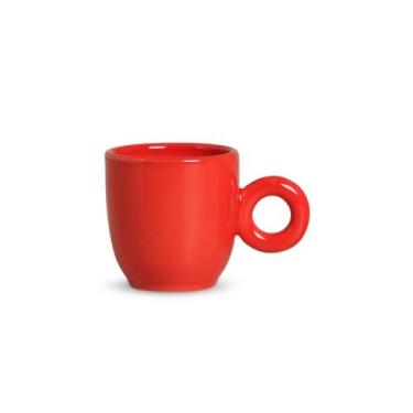 Imagem de Caneca Bojuda Small Colors 120mL - Cerâmica Regina, Vermelho