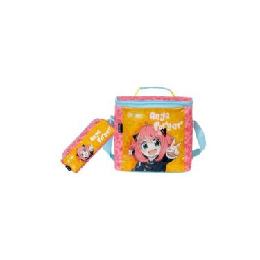 Imagem de Kit Escolar Spy Family Lancheira Térmica + Estojo Simples - Dermiwil