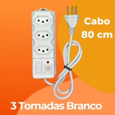 Imagem de FILTRO DE LINHA RÉGUA DE TOMADAS 6, 5, 4 e 3 tomadas tripolar 10 Amper