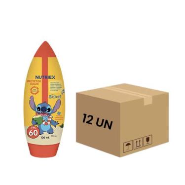 Imagem de Kit 12 Nutriex Protetor Solar Infantil Stitch Fps 60 100ml.