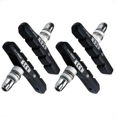Imagem de 2 Pares de Sapata Borracha Borrachinha de Freio SCS V-Brake Orbital 70mm Bicicleta Bike MTB