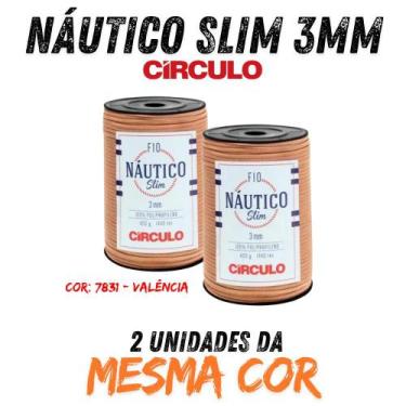 Imagem de Fio náutico slim 3mm circulo 400g kit com 02 un, 7831 - VALÊNCIA