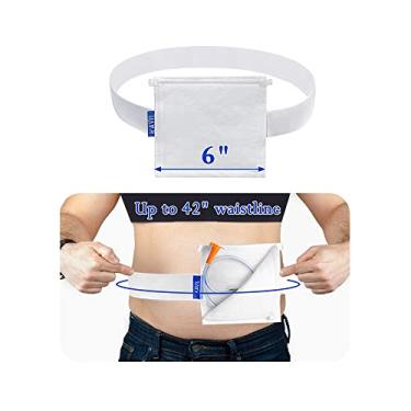 Imagem de KAVIL Suporte para Cinto de Tubo de Alimentação, Suprimentos para Diálise Peritoneal, Bolsa Protetora para Cinto de Tubo G/Peg/J, Capa Protetora Abdominal para Cateter, Acessórios para Adultos, Mulher