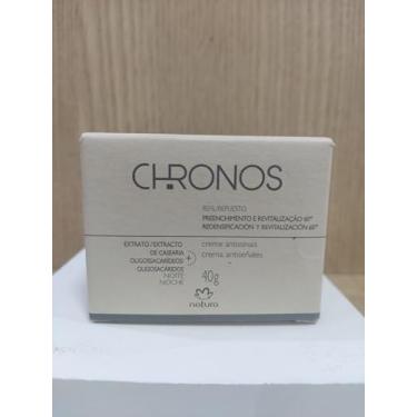 Imagem de Refil Gel Creme Facial Natura Chronos Antissinais 60+ Noite
