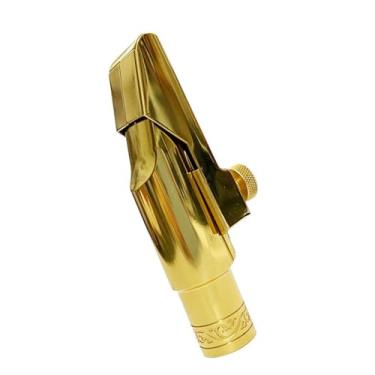 Imagem de Colaxi Boquilha para Saxofone Alto Compacta e Prática, Reutilizável com Abraçadeira, Presentes para Crianças, Adultos, Entusiastas da Música, Família, 8c