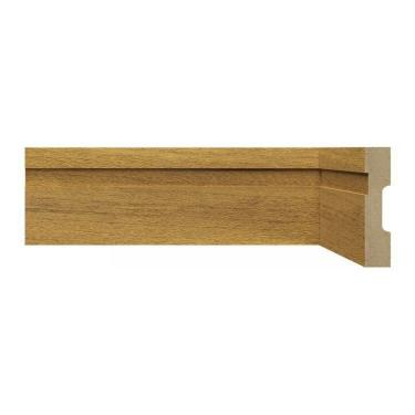 Imagem de Kit Rodapé de MDF 30 Barras Frisadas de 7cm x 2,40 Rende 72 Metros Moldufama Turim