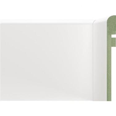 Imagem de Kit Rodapé de MDF 20 Barras Frisadas de 15cm x 2,40m Rende 48 Metros Moldufama Branco
