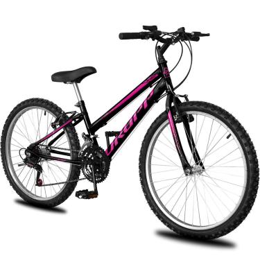 Imagem de Bicicleta Aro 26 Infantil Feminina 18 vel marchas Dropp Sport Freio V-Brake