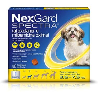 Imagem de Nexgard Spectra Para Cães De 3,6 A 7,5 Kg  - Boehringer Ingelheim