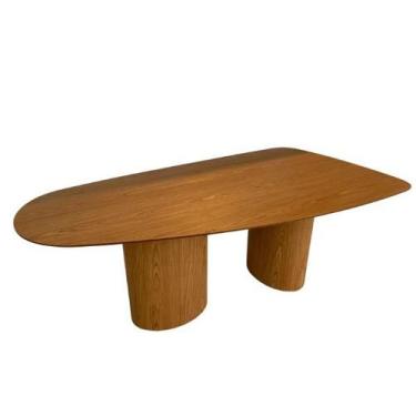 Imagem de Mesa de Jantar Cone Organica Helena 160x90cm Madeira Freijó - Modelar 