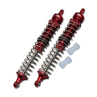 Imagem de XHSESA Amortecedor de controle remoto, amortecedor universal dianteiro de alumínio, acessório tipo mola externa adequado para LOSI 1/8 LMT SOLID AXLE 4WD MONSTER TRUCK LOS04022 rastreador de carro