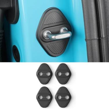 Imagem de Kit de carroceria de proteção limitador de proteção de trava de porta de carro para acessórios de carro SU7 (preto)