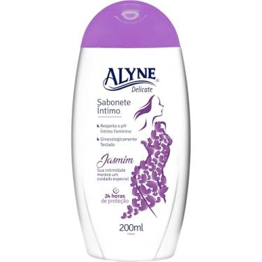 Imagem de Alyne, Sabonete Íntimo cremoso, Aroma Jasmim, 200 ml, Lilás