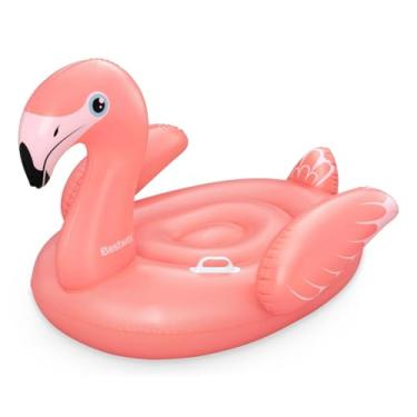 Imagem de Boia de piscina infantil Bestway Fancy Flamingo