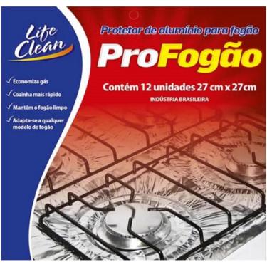 Imagem de Protetor para fogão de alumínio com 12 Unidades - LifeClean