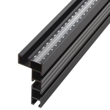 Imagem de JCFANTS Cerca de serra de mesa 75 para acessórios de marcenaria, cerca de serra de esquadria T-Track com medida a laser - Serve para serras de mesa portáteis, serras de fita e serras de armário