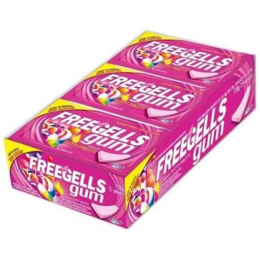 Imagem de Chiclete Freegells Sabor Tutti-Frutti Display Com 15un