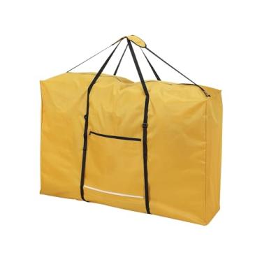 Imagem de PATIKIL Bolsa dobrável de armazenamento de mesa, 600D resistente à prova d'água, bolsa de armazenamento para cadeira dobrável com alça para cadeira de rodas com gravidade zero, 109 cm C x 73 cm L x 28