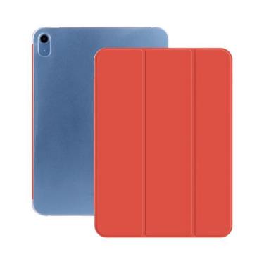 Imagem de Capa Protetora Rígida Transparente Com Suporte E Função Flip Para iPad