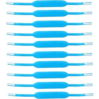 Imagem de 5 Unidades / 10 Unidades De Suporte Para Tubo De Traqueostomia, Colar De Traqueostomia, Dispositivo Fixo De Traqueostomia Ajustável Alça De Traqueia Alças De Traqueia De Pescoço, 10pcs
