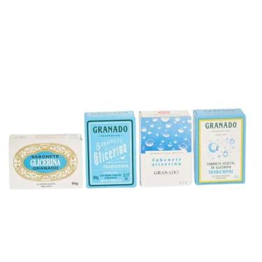 Imagem de Sabonete Granado Glicerina Tradicional Historico 4 Unidades 90g Cada