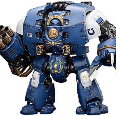 Imagem de BEERISE JOYTOY Figuras de ação 1/18 – Warhammer The Horus Heresy Ultramarines Leviathan Dreadnought com lança Melta ciclônica e garras de cerco – 28 cm, a partir de 15 anos