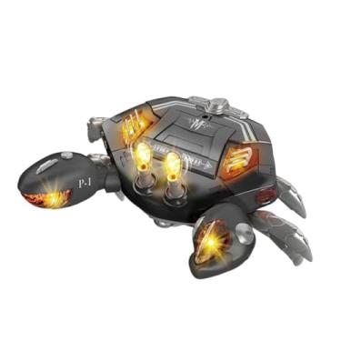 Imagem de IEUDNS Brinquedos para bebês que rastejam Brinquedos para engatinhar Brinquedos para bebês de 12 a 18 meses Brinquedo para engatinhar de barriga para baixo, Cinza