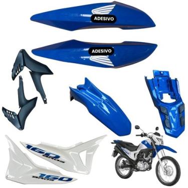 Imagem de Carenagem Nxr Bros 160 modelo 2016 Até 2021 Aba do Tanque Complementos