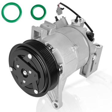 Imagem de HYR Compressor de ar condicionado automotivo AC Compressor com embreagem compatível com Nissan Altima SV 2013-2015, SL 2013-2018, 3,5L, 7 ranhuras, 92600-3NT0D, 92600-3NT5A, CO29075C