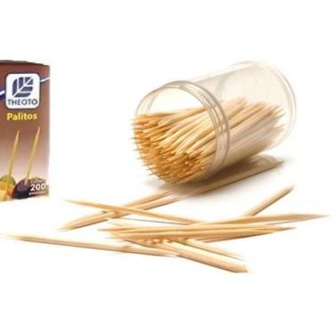 Imagem de 2500 Palitos De Dente Com Paliteiro De Papelão (1Pct Com 25) - Talge