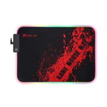Imagem de Mousepad Gamer Xtrike Me MP-602 RGB 350x250x3 mm