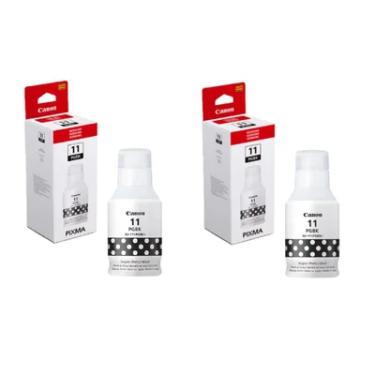 Imagem de Tinta Canon Gi-11 Gi11 G11 2un Preto Original P/impressora G3160 G2160 G-3160 G-2160