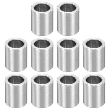 Imagem de PATIKIL Espaçadores de aço inoxidável M8, espaçador de metal com 12 peças, 8 mm ID x 12 mm OD x 14 mm L parafuso para parafuso 5/40.6 cm ou M8