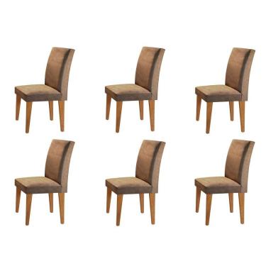 Imagem de Conjunto Com 06 Cadeiras Grécia Rufato