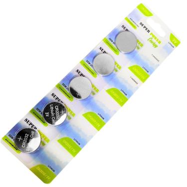 Imagem de Cartela De Bateria Cr2032 3V Super Power C/5 Unidades