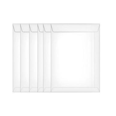 Imagem de Envelopes 176Mm X 250Mm Meio Ofício A5 125 Unidades Branco