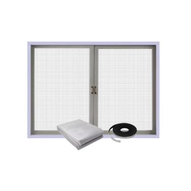 Imagem de TELA MOSQUITEIRO MAGNÉTICA JANELA REDE REMOVÍVEL ANTI INSETOS INSTALAÇÃO FÁCIL 1,50 ×1,80m