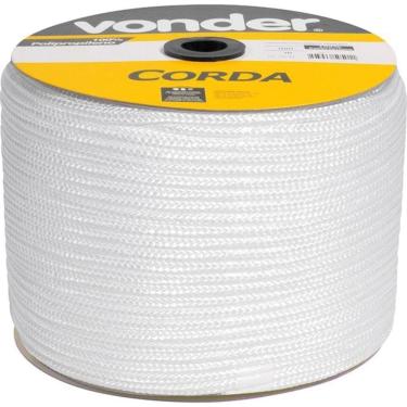 Imagem de Corda Multifilamento Trançada 12 Mm X 140 M Branca - Vonder