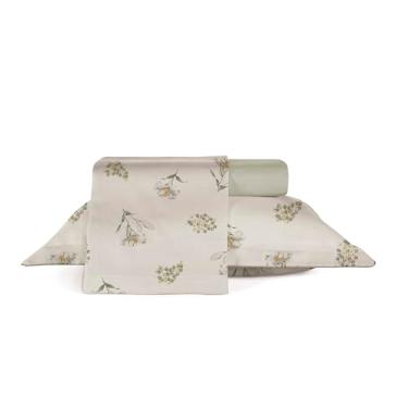 Imagem de Jogo Roupa de Cama King 4 peças, 100% algodão 180 fios Teka Florença