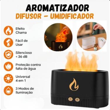 Imagem de Aromatizador Difusor De Aroma Óleo Essencial Elétrico Bivolt fácil tra